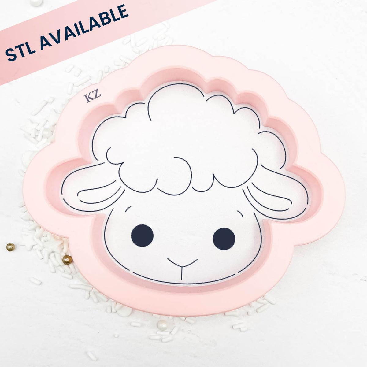 Cookie Cutters Lamb Head Cutter/Stencil