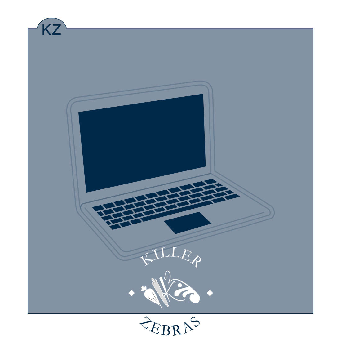 Laptop Cutter/Stencil | Killer Zebras