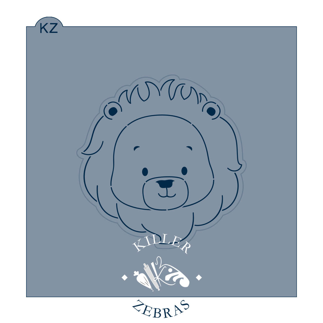 Cookie Cutters Lion – Cookie Cutter & Stencil Set