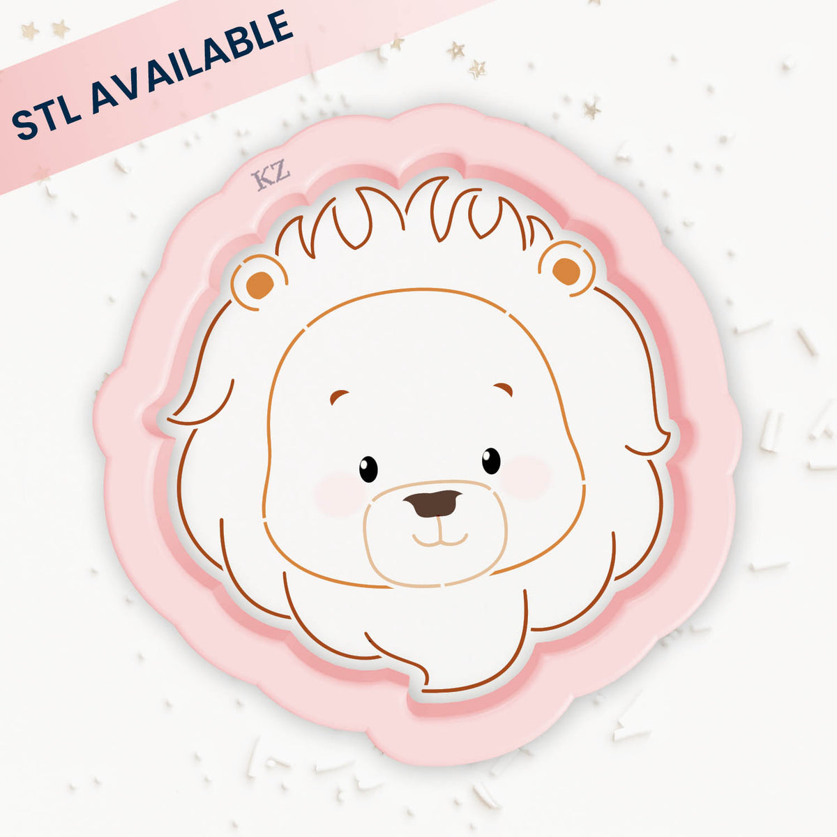 Cookie Cutters Lion – Cookie Cutter &amp; Stencil Set