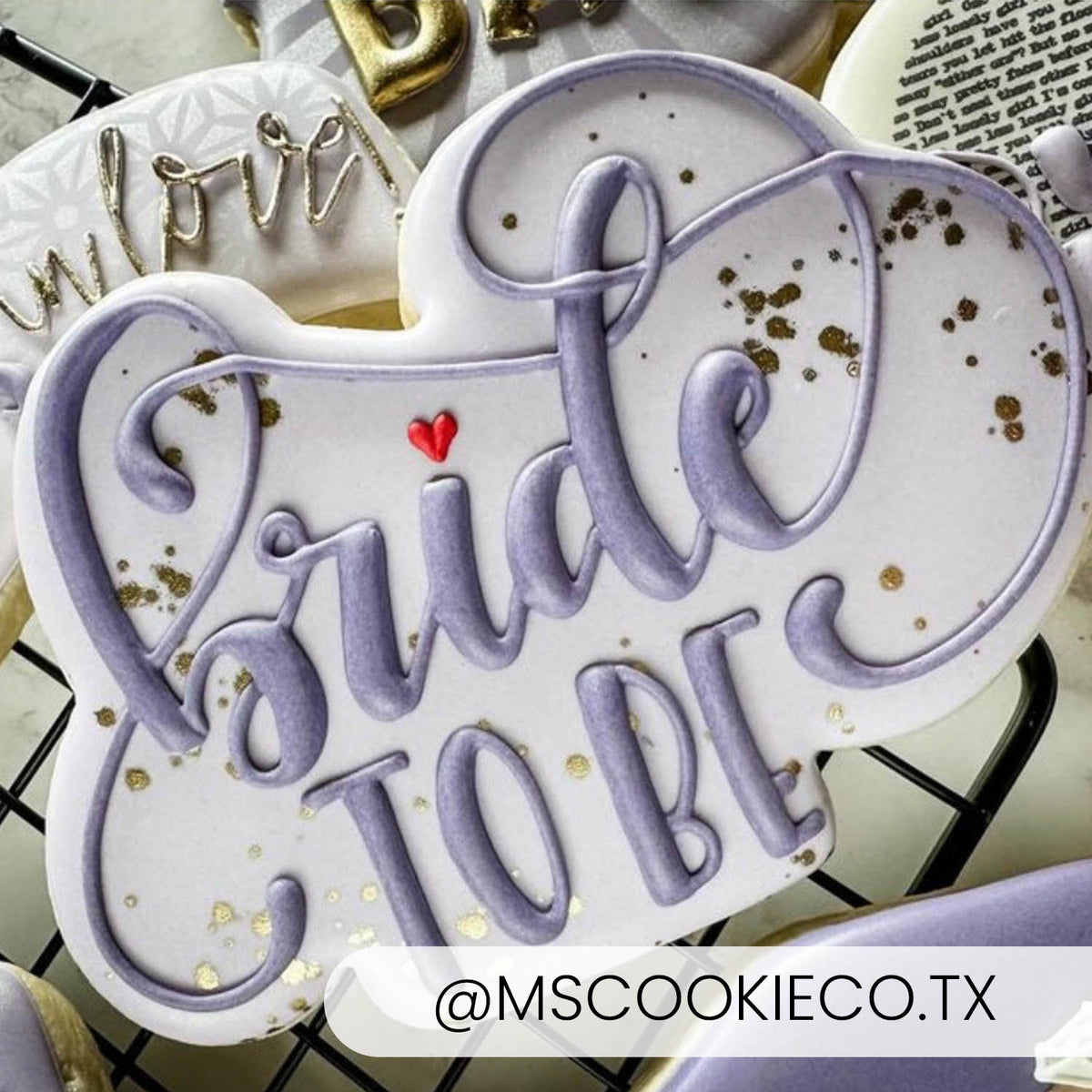 Bride To Be – Cookie Cutter &amp; Stencil Set