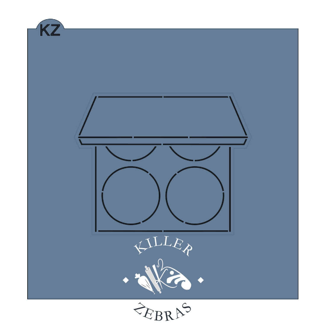 Cookie Cutters Square Compact Cutter/Stencil