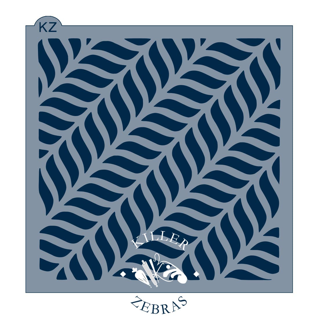 5.5 x 5.5 Stencil Marbled Stencil