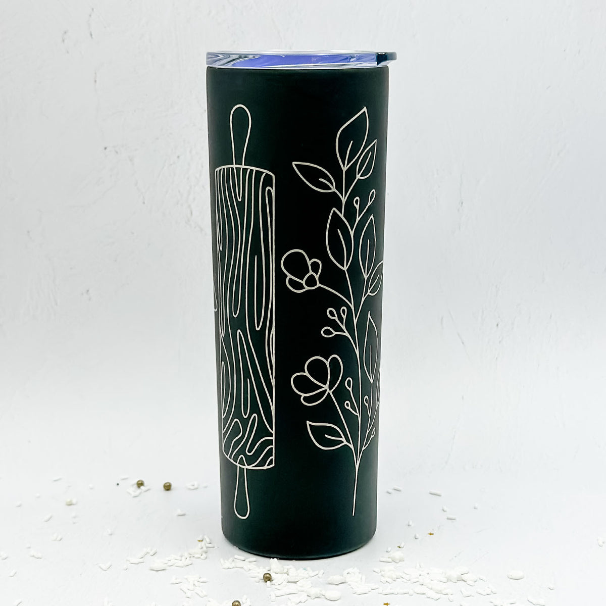 Tumbler Black Matte Stainless Steel 20 oz. Tumbler