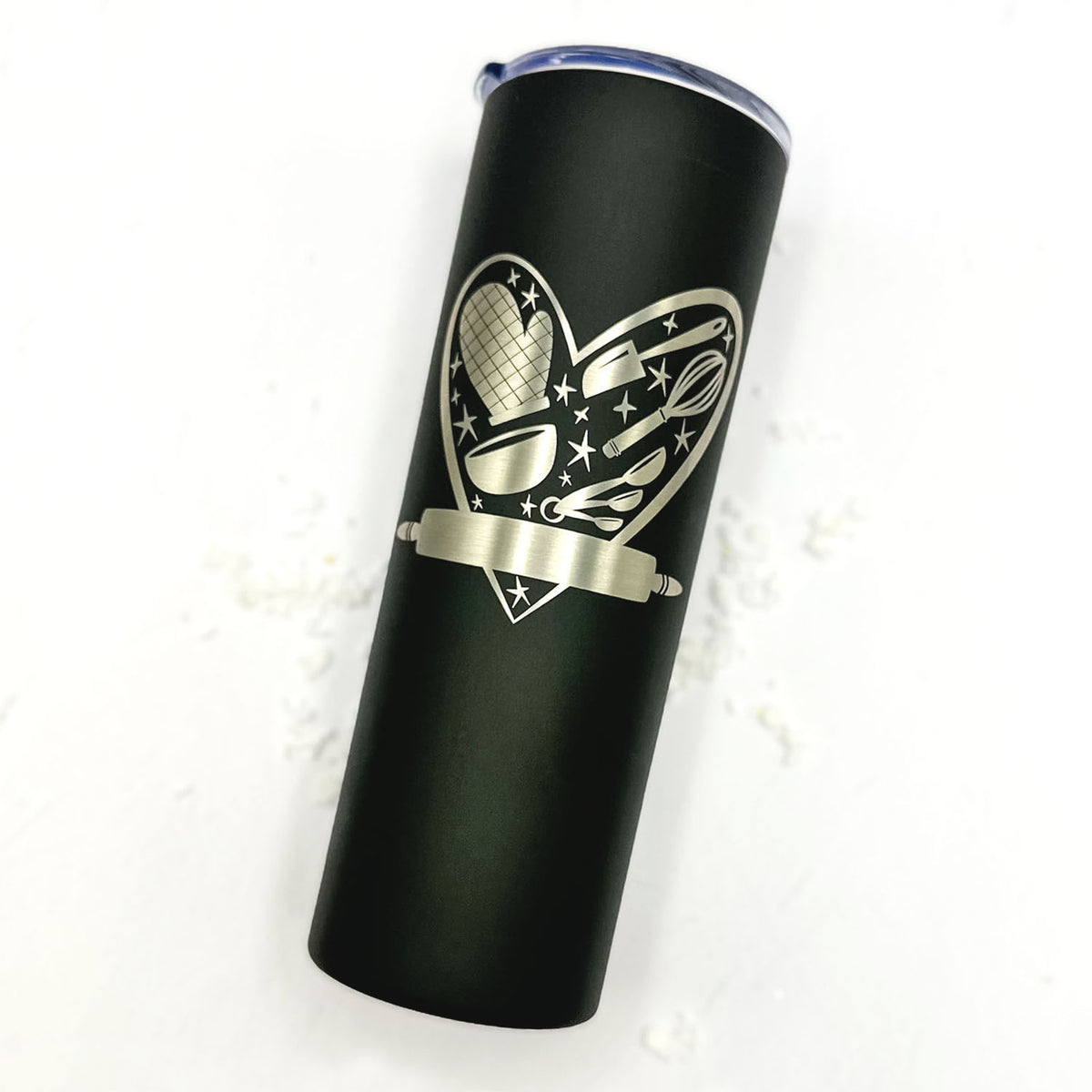 Tumbler Black Matte Stainless Steel 20 oz. Tumbler