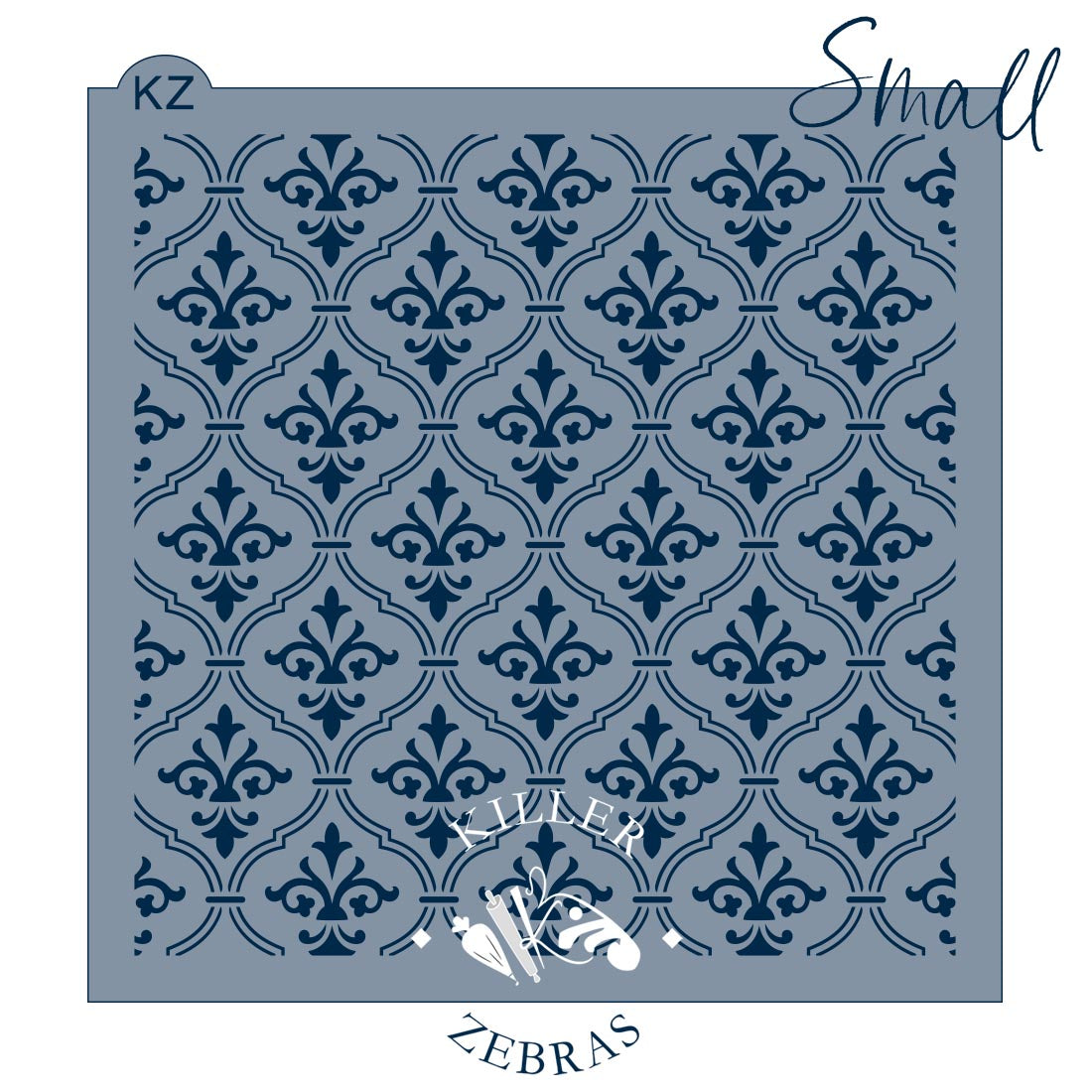 5.5 x 5.5 Stencil Mediterranean Tile Stencil Small