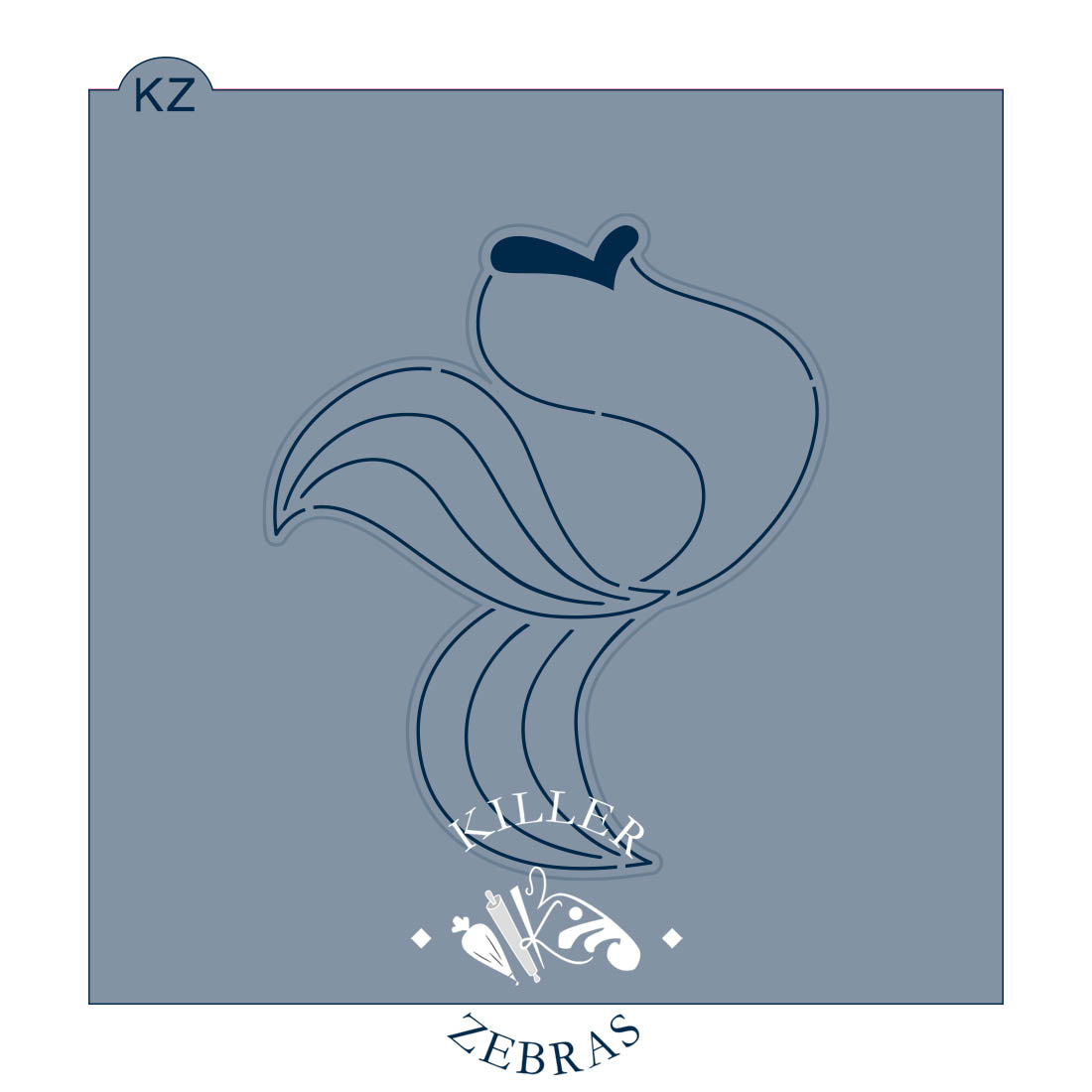 Cookie Cutters Mermaid Tail Cutter/Stencil