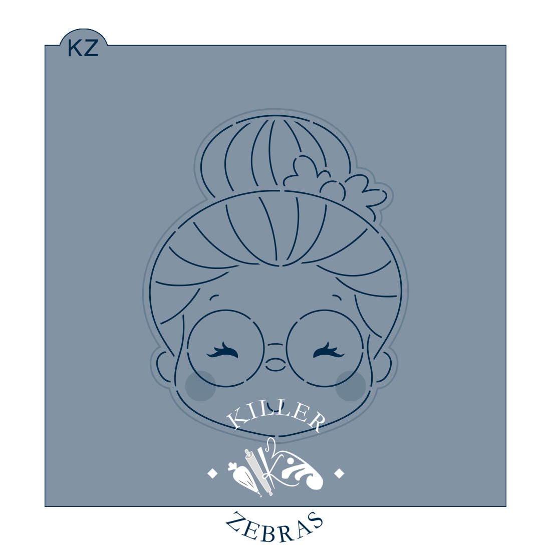 Cookie Cutters Merry Mrs Claus Cutter/Stencil