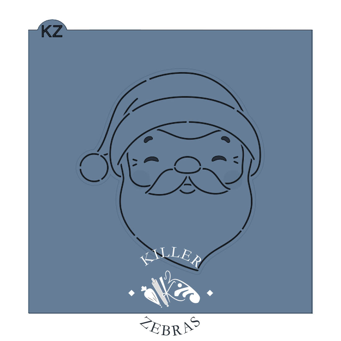Merry Santa Cutter/Stencil