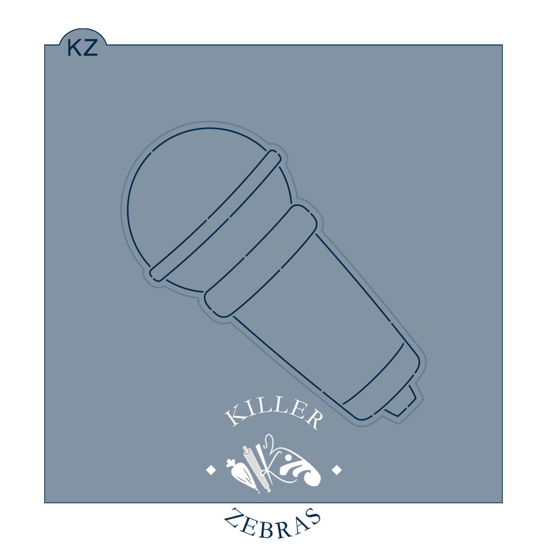 Cookie Cutters Microphone Cutter/Stencil