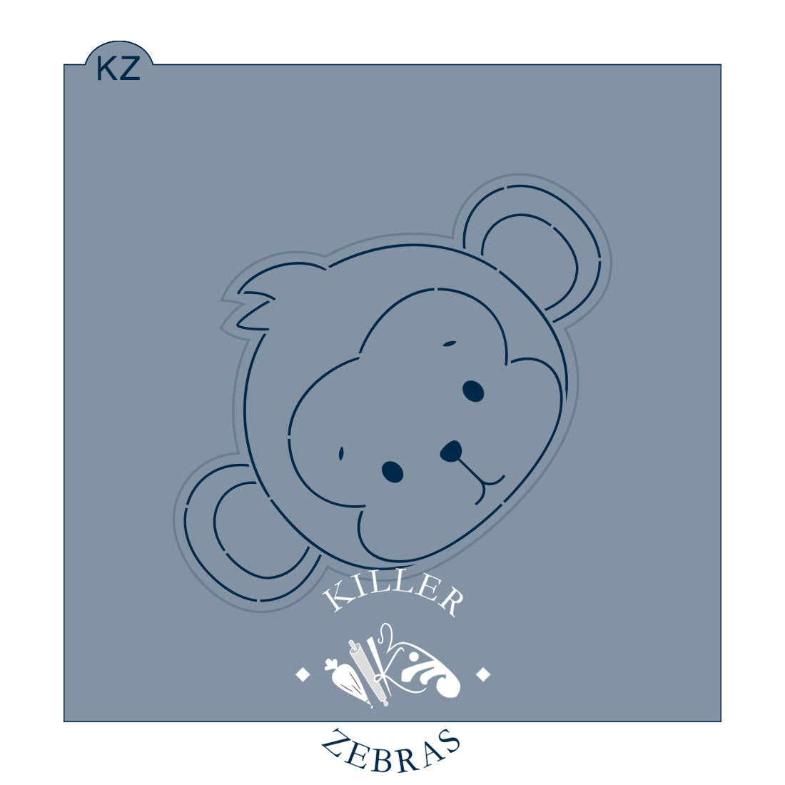 Cookie Cutters Monkey – Cookie Cutter & Stencil Set