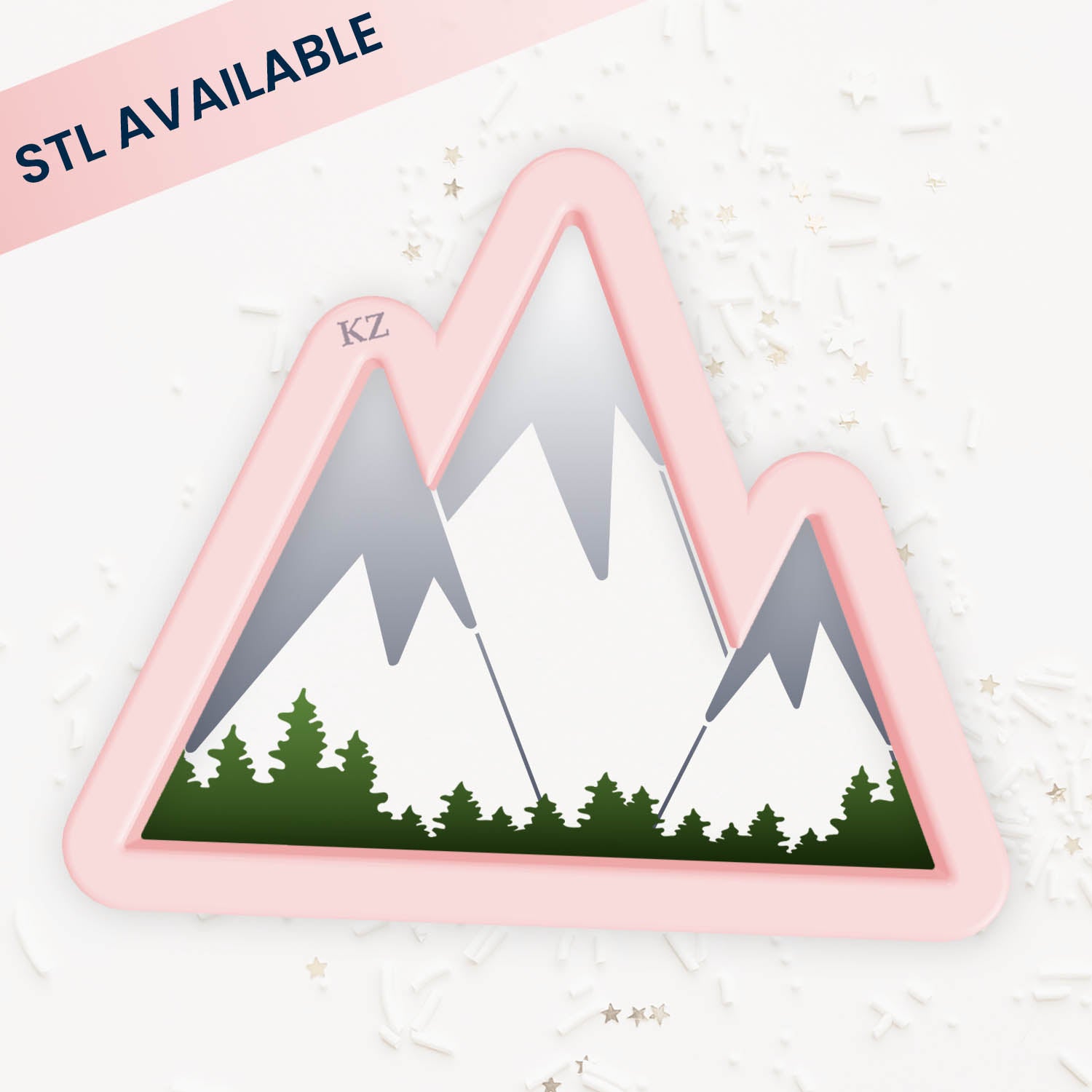 Cookie Cutters Mountains Cutter/Stencil