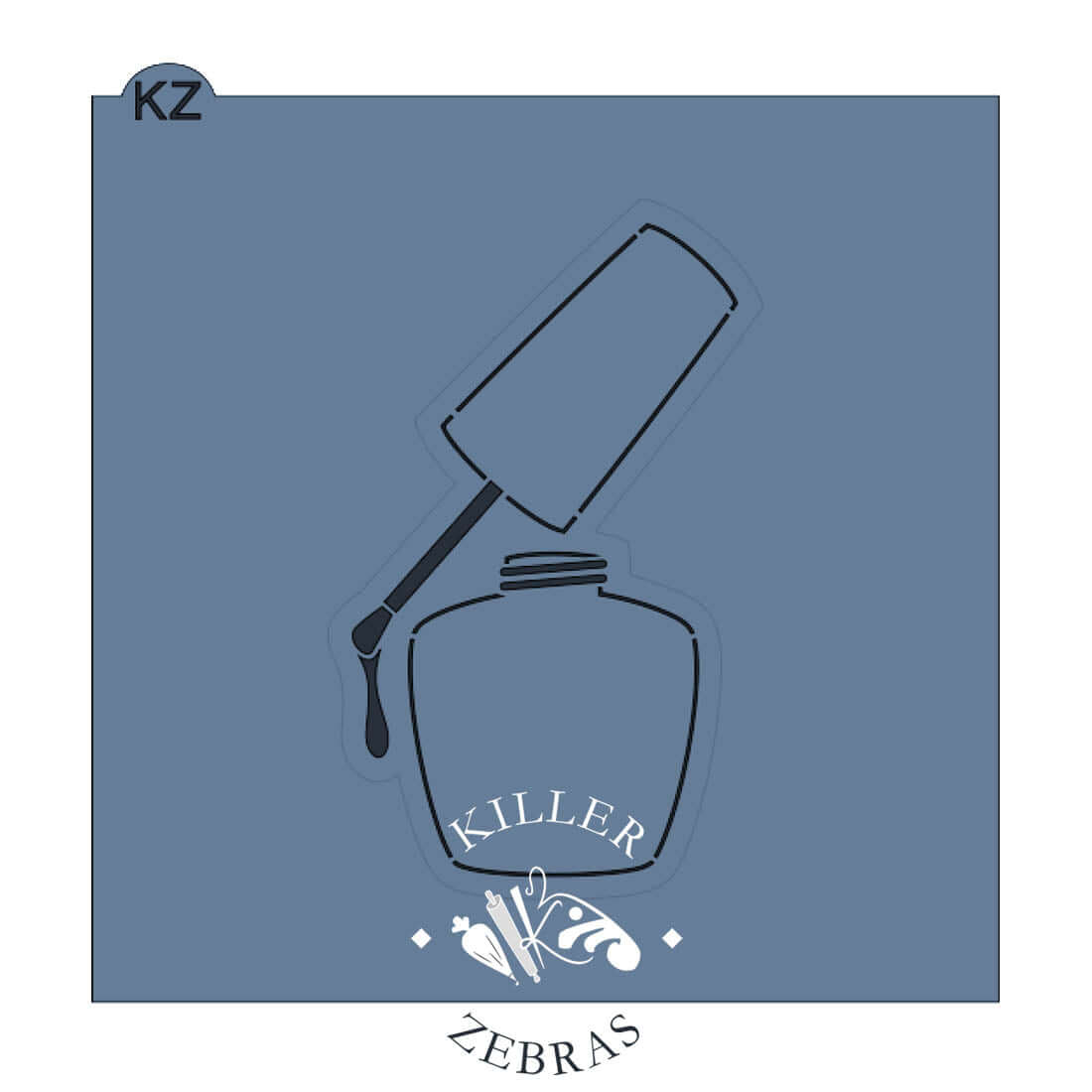 Cookie Cutters Open Nail Polish Cutter/Stencil