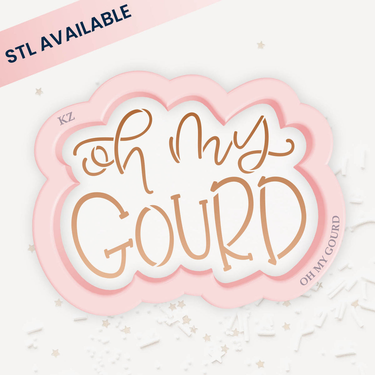 Cookie Cutters Oh My Gourd Hand Lettered