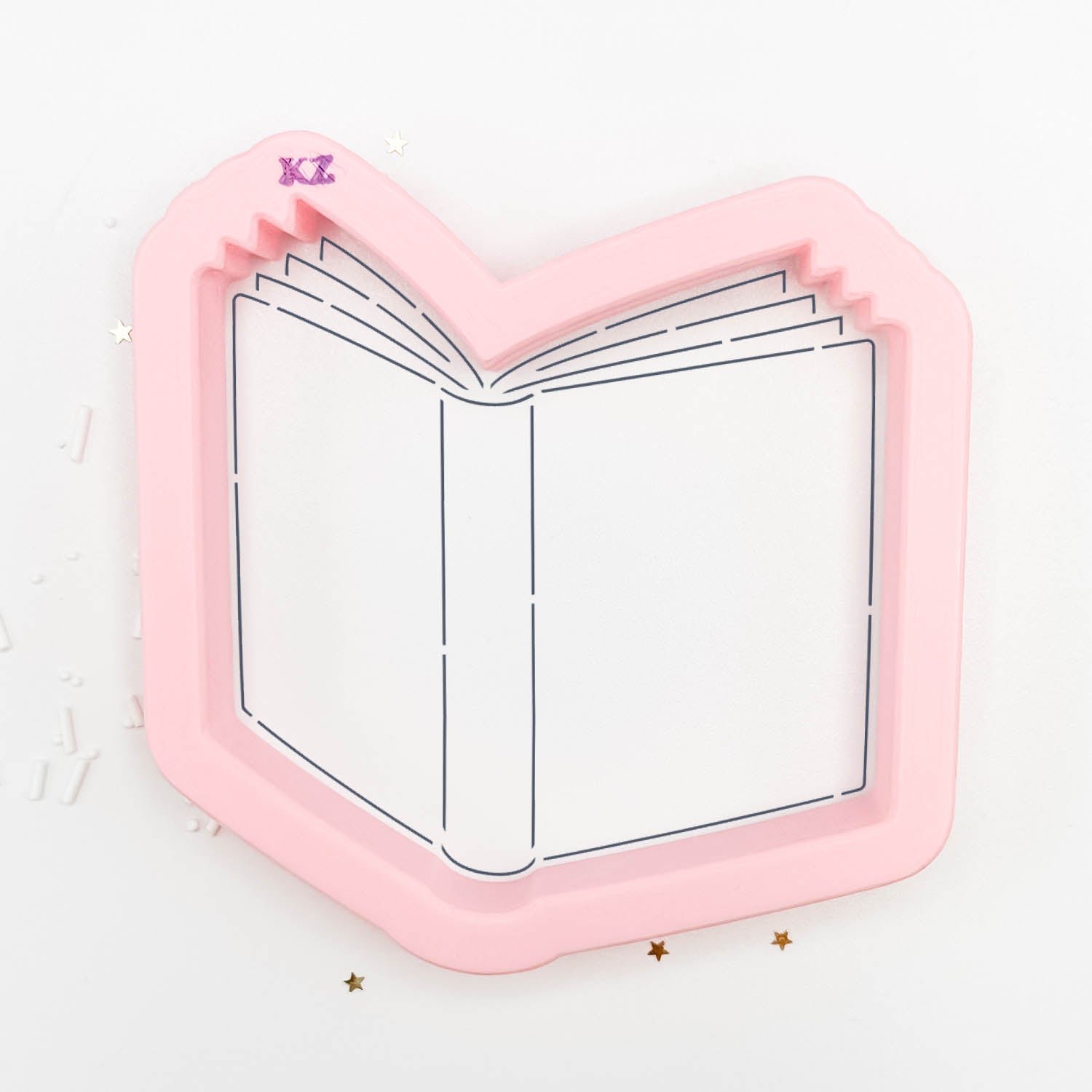 Cookie Cutters Open Book Cover – Cookie Cutter & Stencil Set