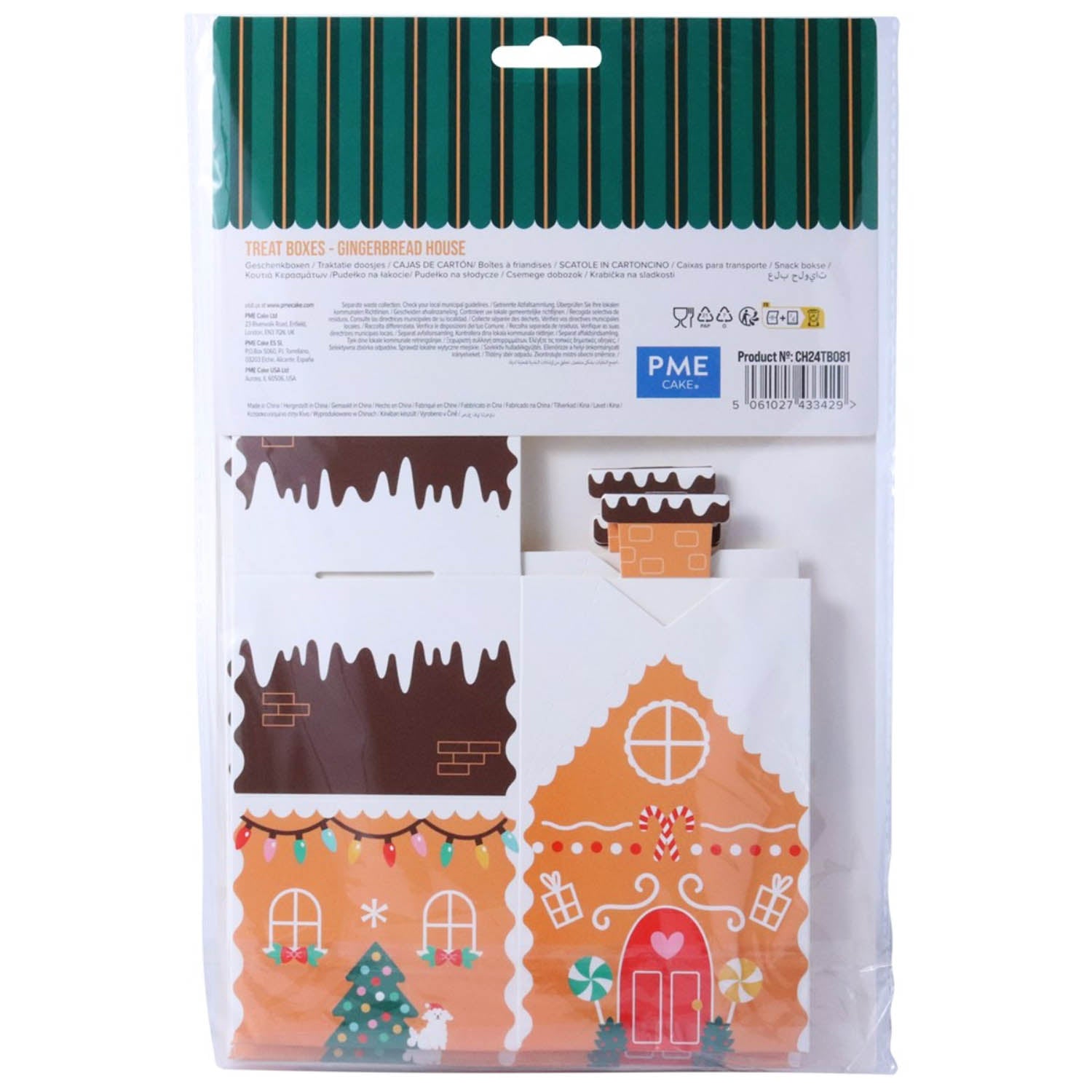 Supplies Christmas Treat Boxes - Gingerbread Houses