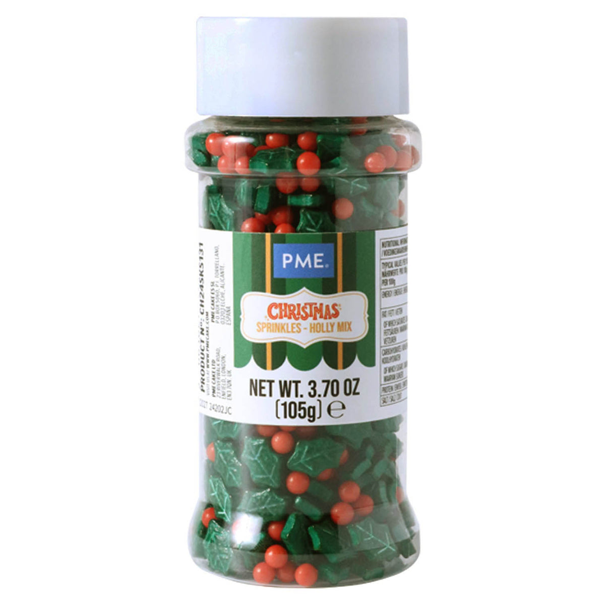 Sprinkles PME Holiday Sprinkles - Holly Mix
