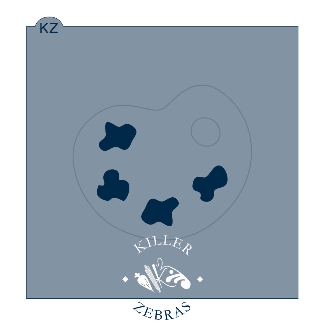 Cookie Cutters Paint Palette Cutter/Stencil