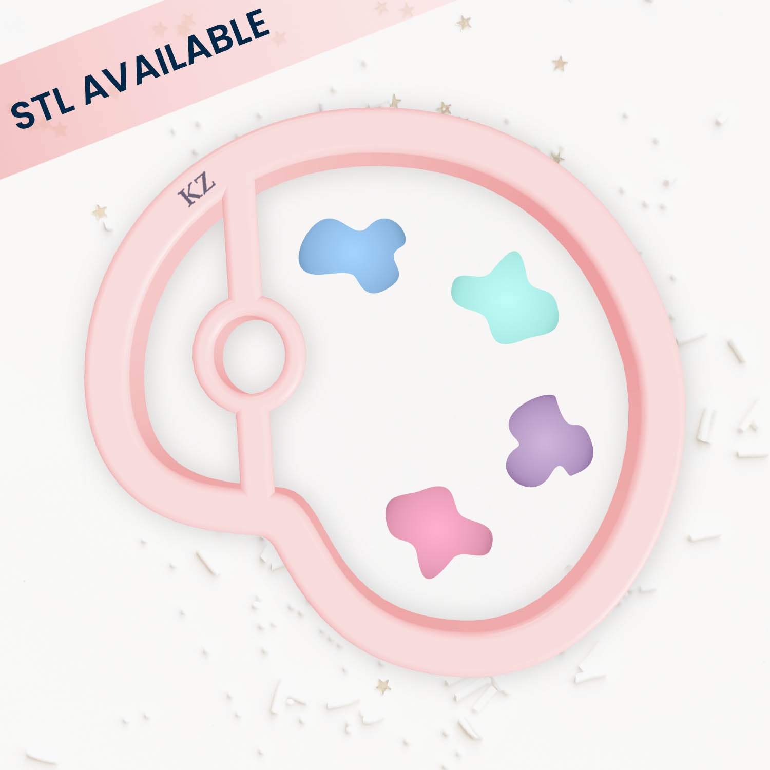 Cookie Cutters Paint Palette Cutter/Stencil