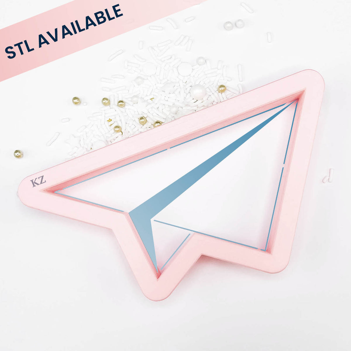 Cookie Cutters Paper Airplane – Cookie Cutter &amp; Stencil Set