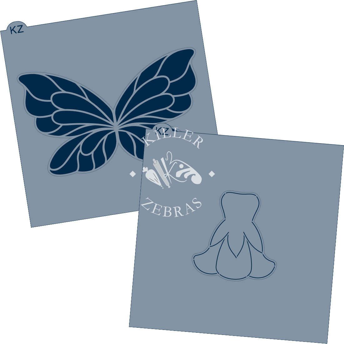 Cookie Cutters Paper Doll - Fairy Costume Cutter/Stencil