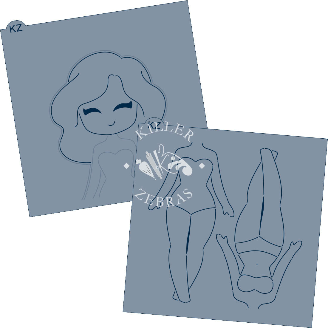 Cookie Cutters Paper Doll (Style 1) Cutter/Stencil