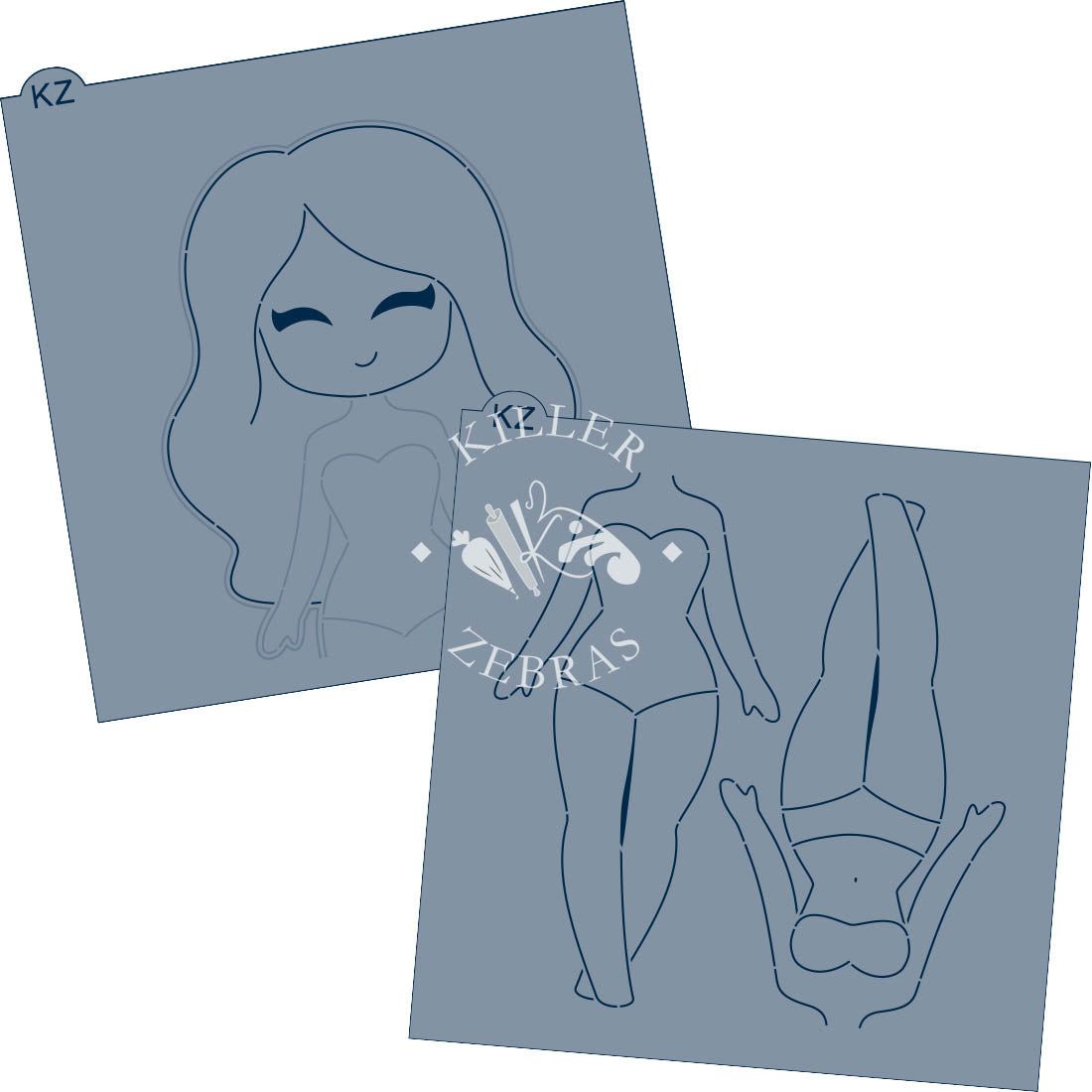 Cookie Cutters Paper Doll (Style 2) Cutter/Stencil