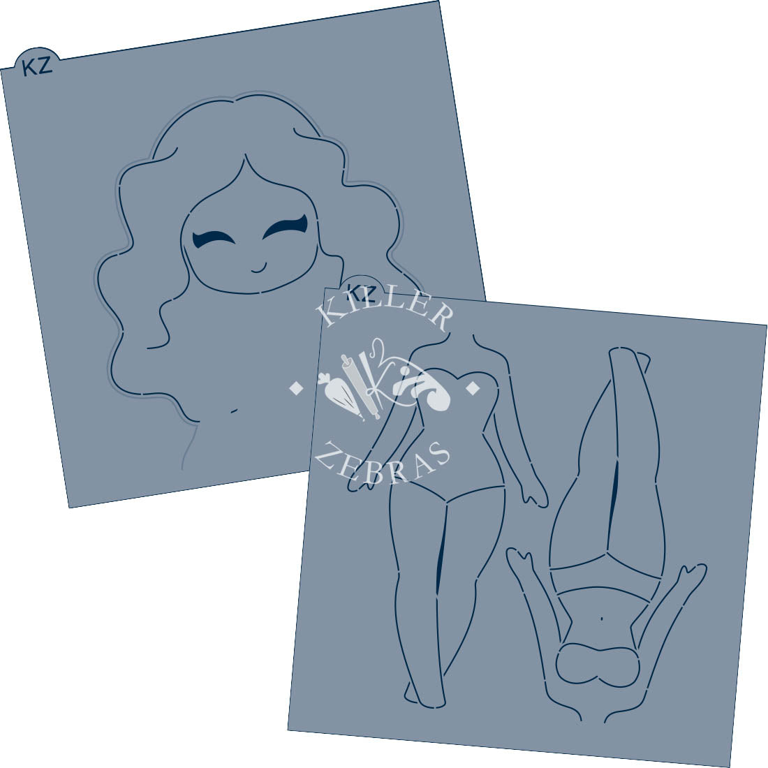 Cookie Cutters Paper Doll (Style 3) Cutter/Stencil