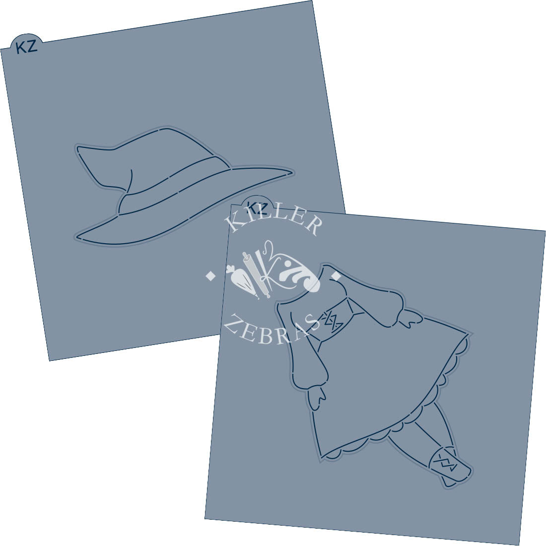 Cookie Cutters Paper Doll - Witch Costume Cutter/Stencil