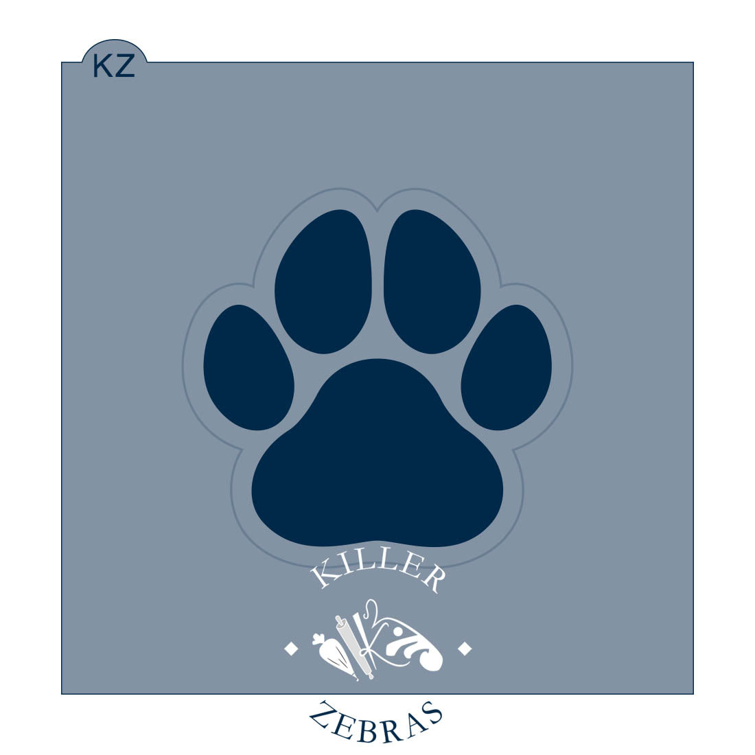 Cookie Cutters Paw Print Cutter/Stencil