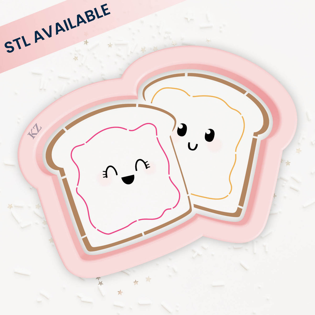 Cookie Cutters Peanut Butter &amp; Jelly Cutter/Stencil