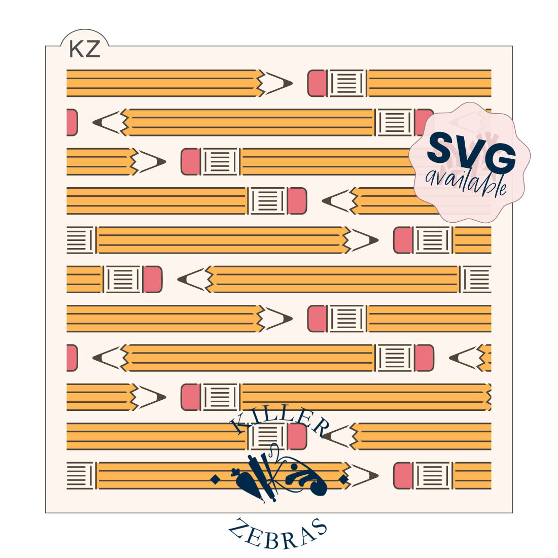 5.5 x 5.5 Stencil Pencils – Layered Cookie Stencil