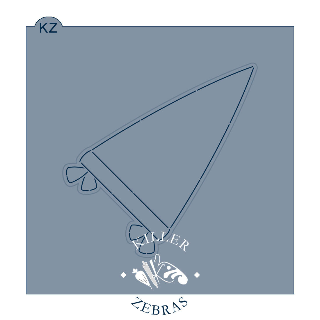 Cookie Cutters Pennant Flag Cutter/Stencil