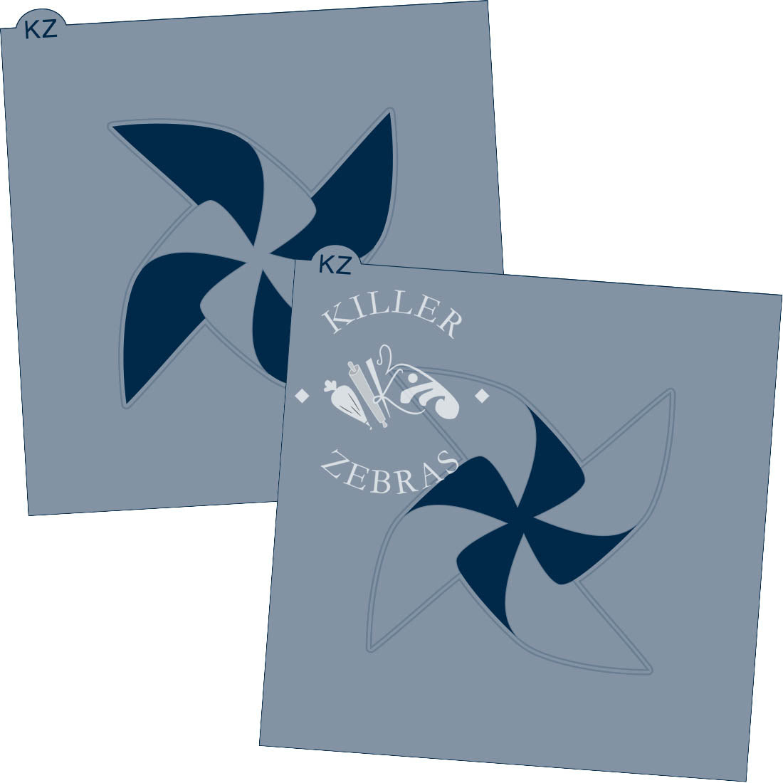 Cookie Cutters Pinwheel – Cookie Cutter & Stencil Set