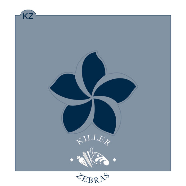 Plumeria Cookie Cutter & Stencil Set | Cookie Decorating Set