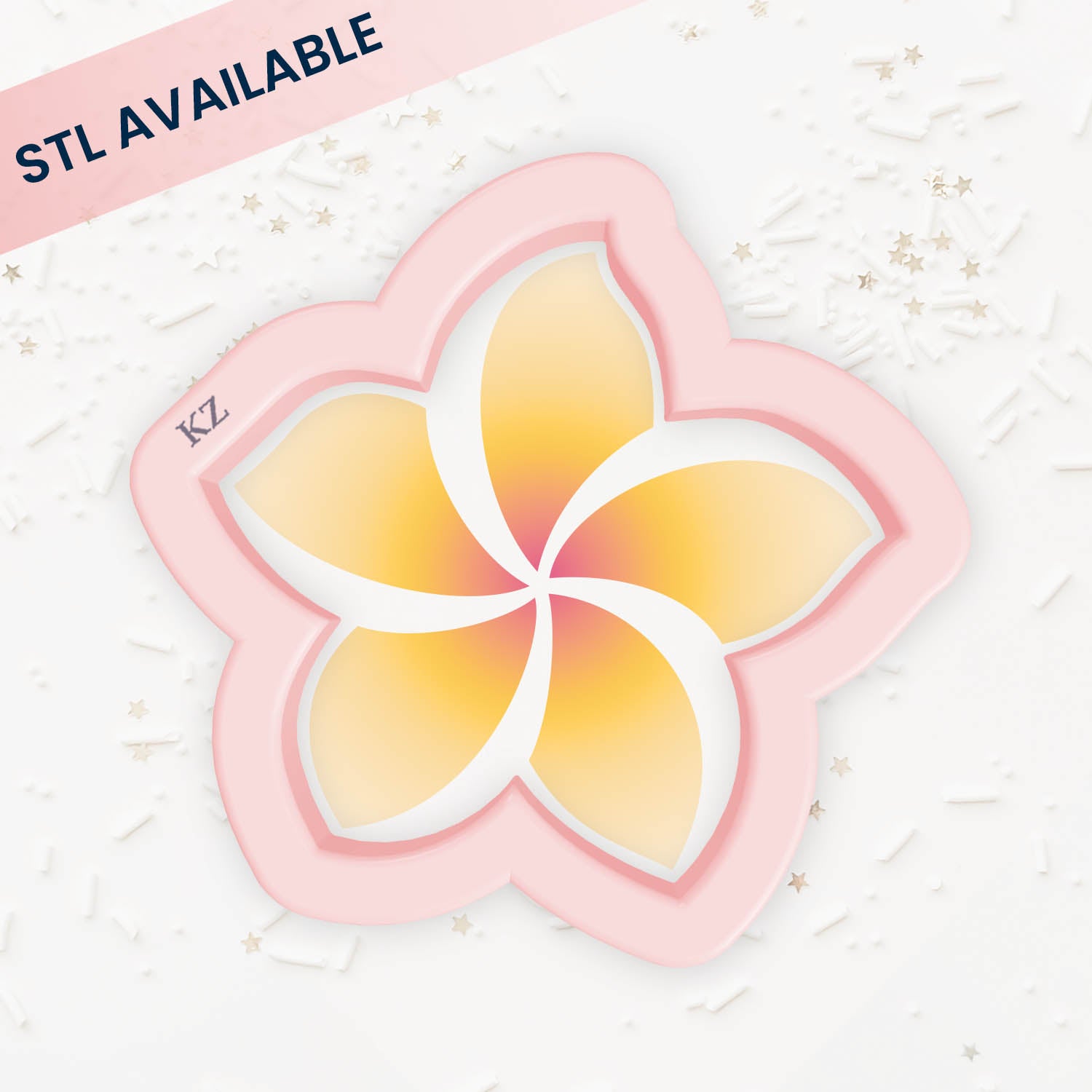 Cookie Cutters Plumeria Cutter/Stencil