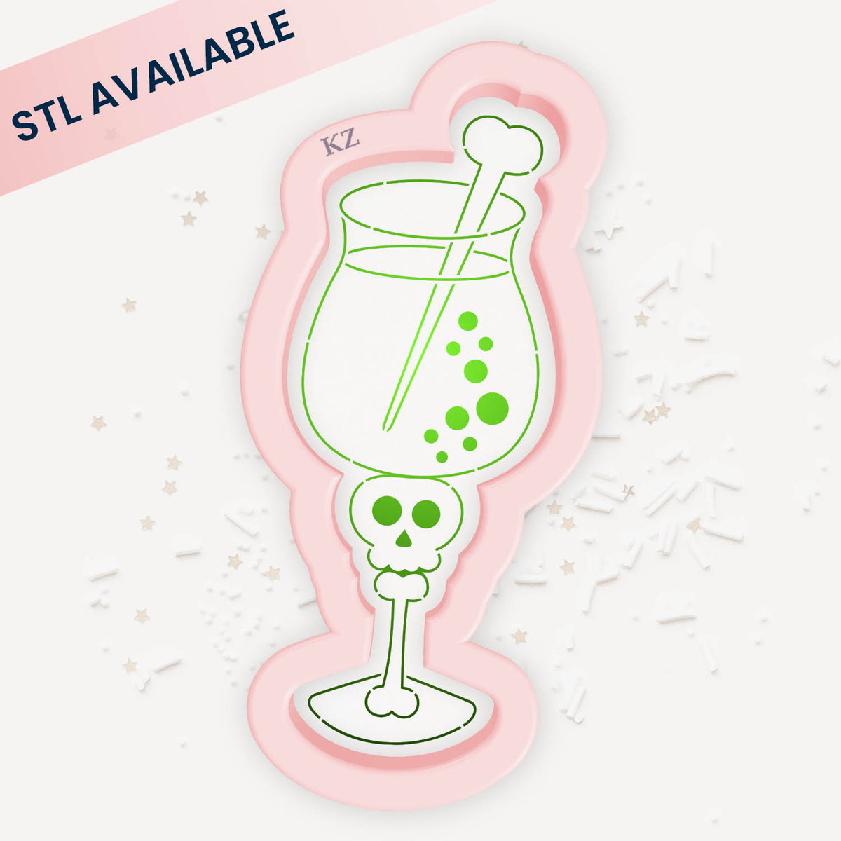 Cookie Cutters Poisonous Drink Cutter/Stencil