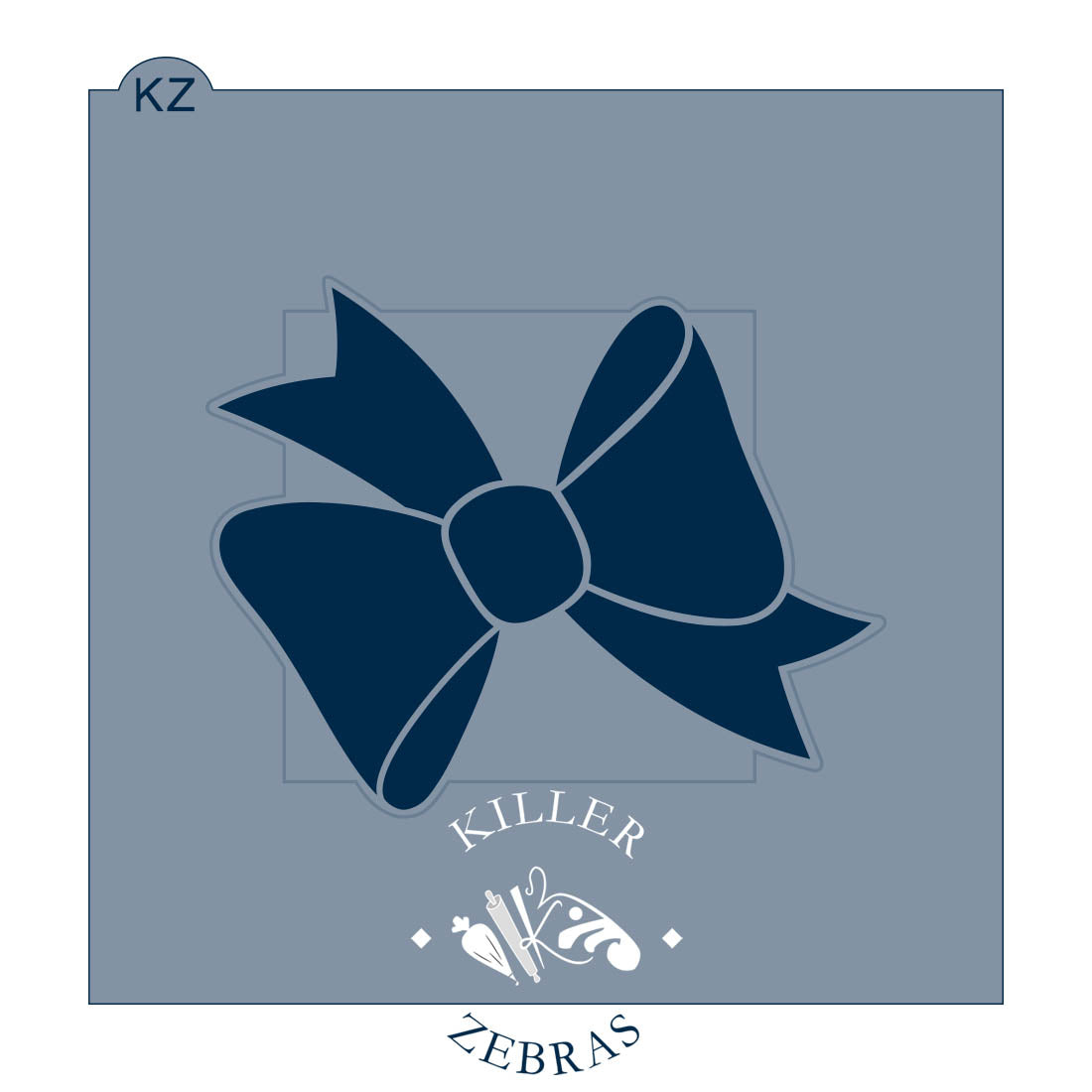 Cookie Cutters Present With Bow Cutter/Stencil