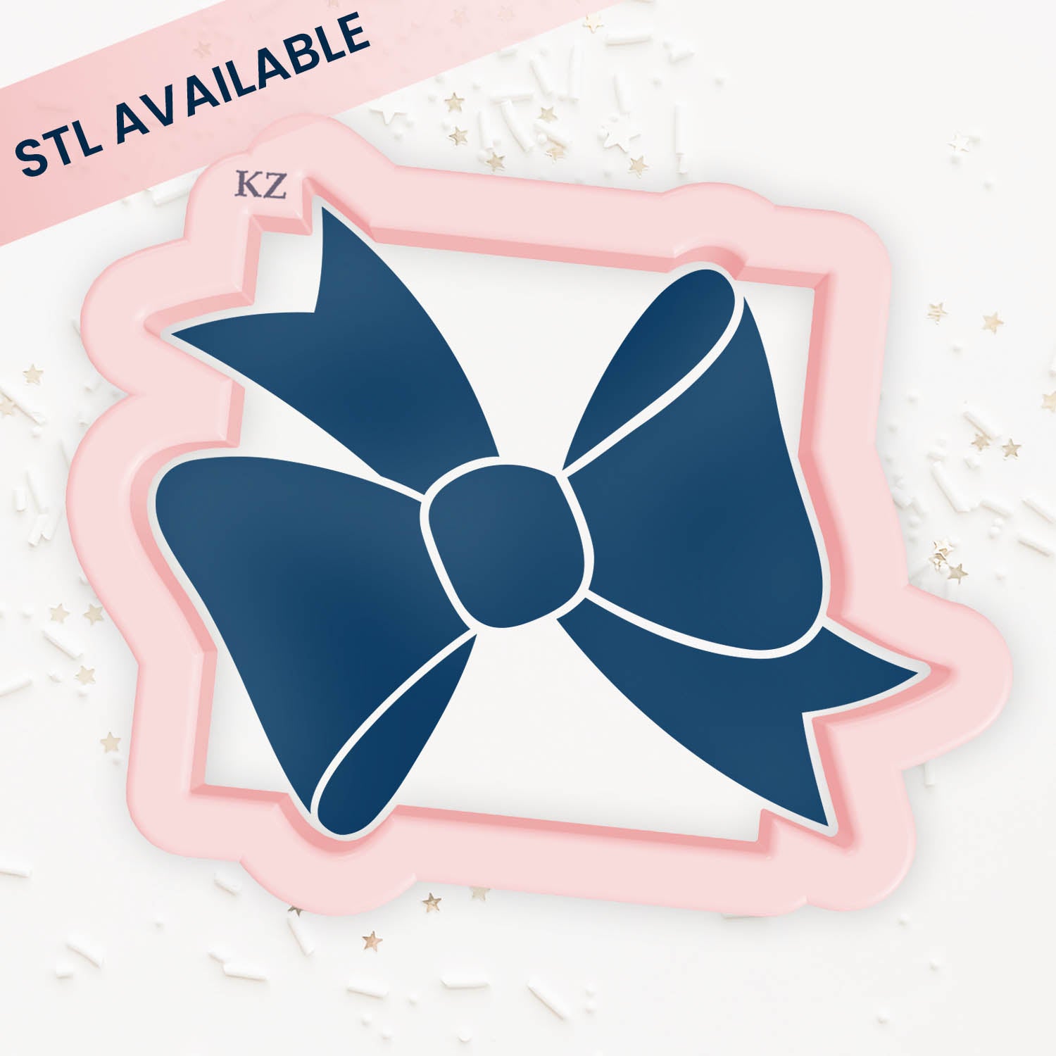 Cookie Cutters Present With Bow Cutter/Stencil