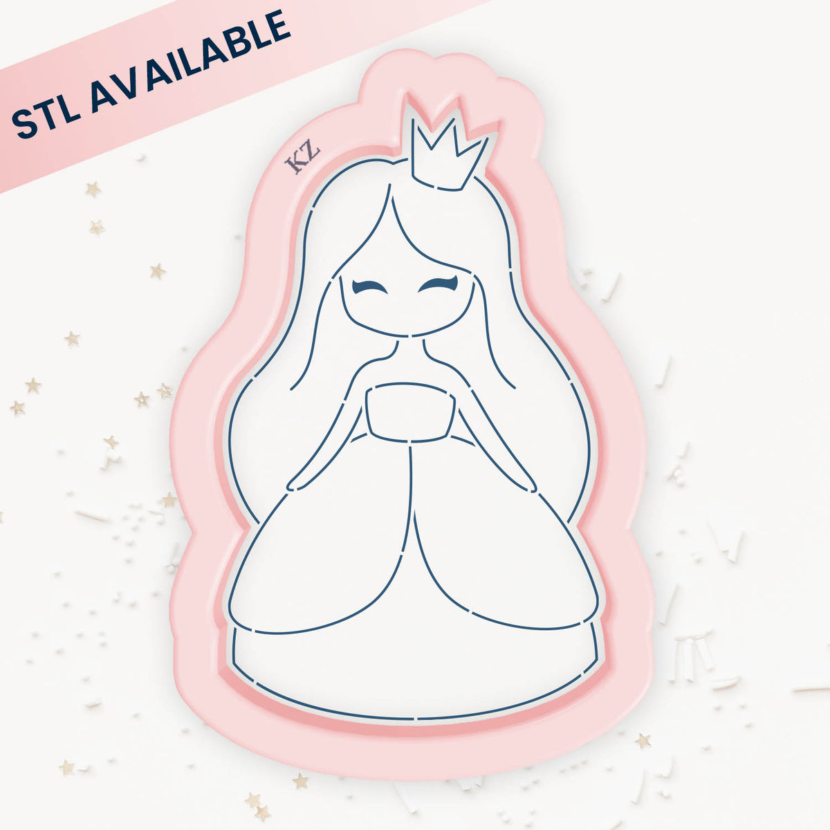 Cookie Cutters Princess (Style 1) Cutter/Stencil