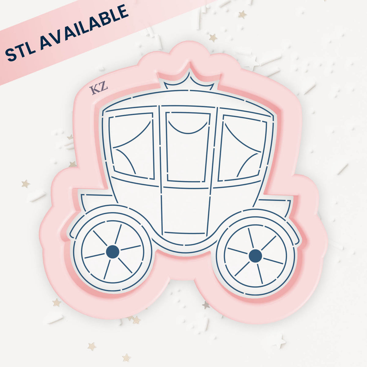 Cookie Cutters Princess Carriage Cutter/Stencil