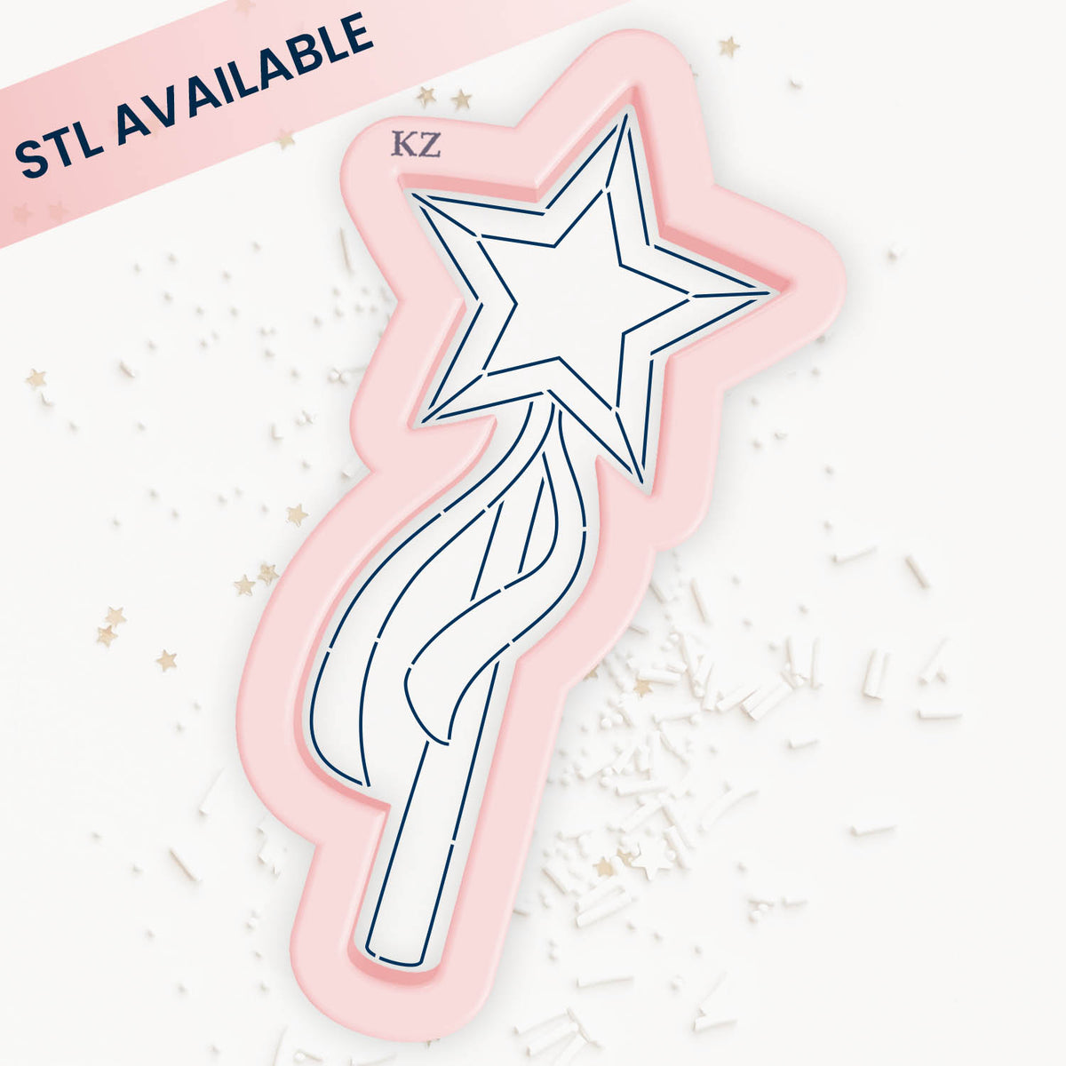 Cookie Cutters Princess Wand Cutter/Stencil