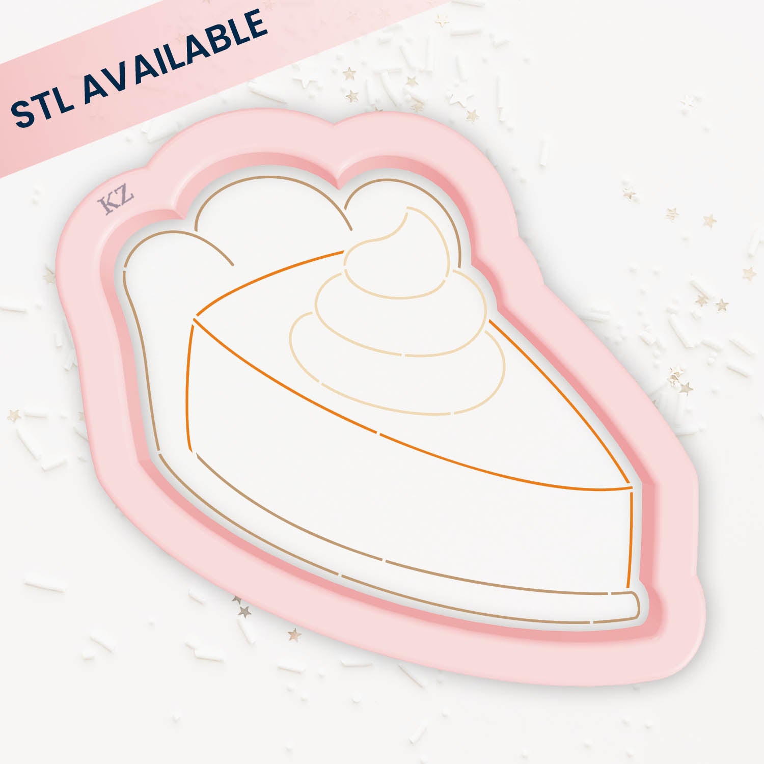 Cookie Cutters Pumpkin Pie Slice – Cookie Cutter & Stencil Set