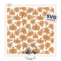 Pumpkins 2/3 Part Stencil | Killer Zebras