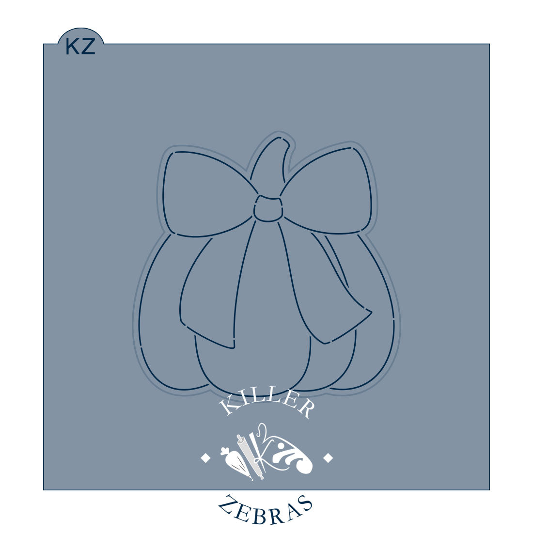 Cookie Cutters Pumpkin with Bow Cutter/Stencil