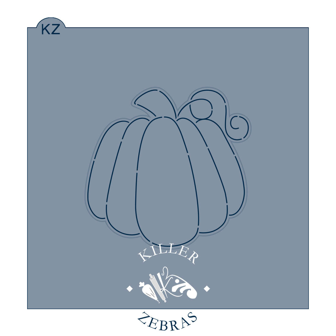 Cookie Cutters Pumpkin with Vine Cutter/Stencil