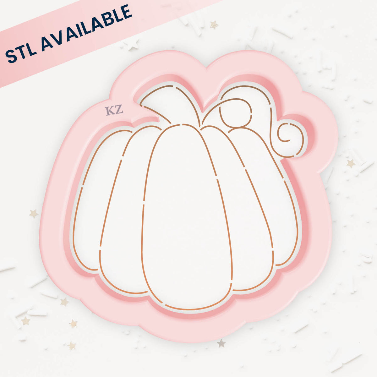 Cookie Cutters Pumpkin with Vine Cutter/Stencil