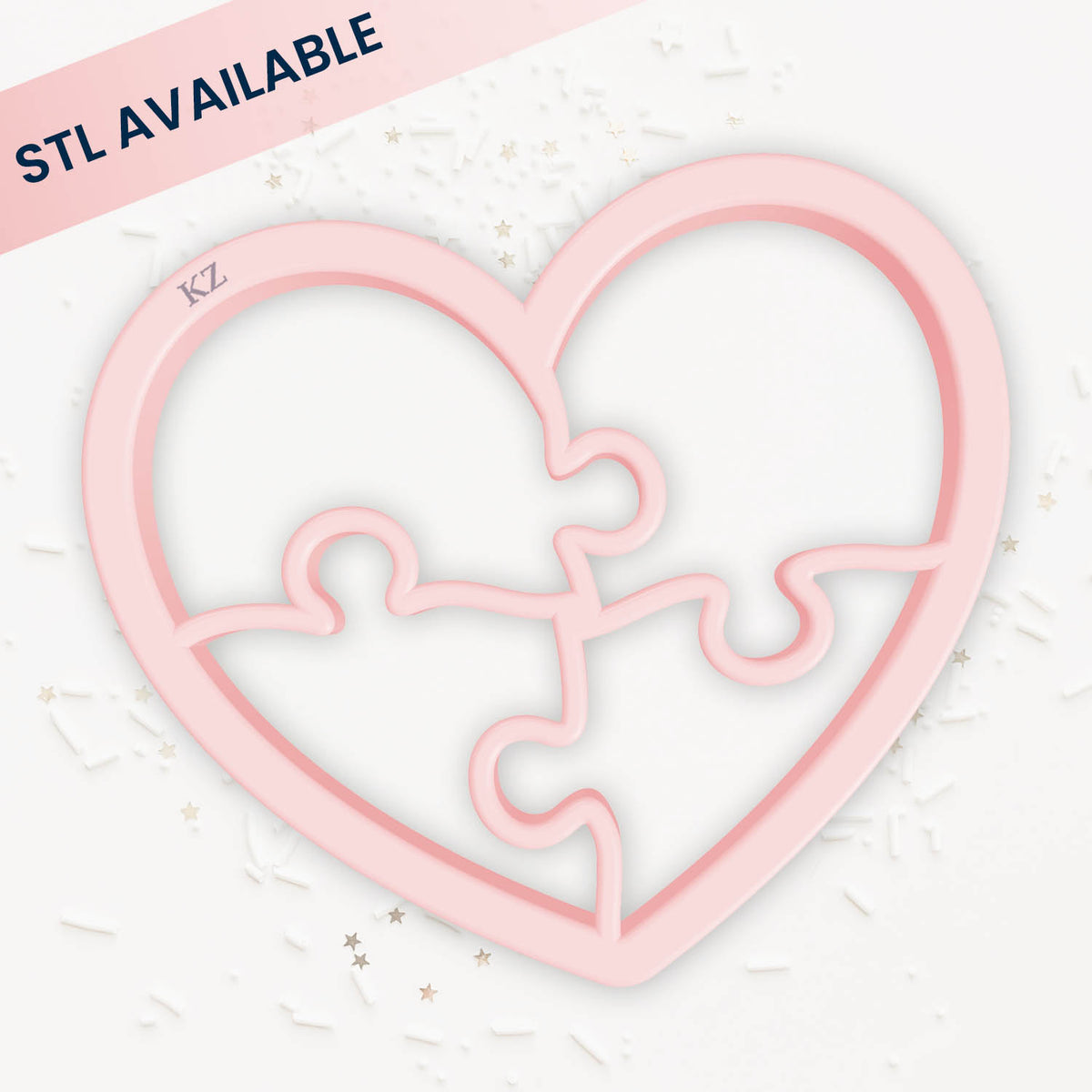 Cookie Cutters Puzzle Heart Cutter