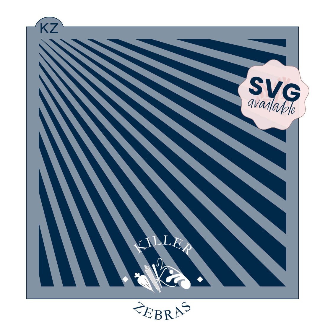 5.5 x 5.5 Stencil Rays of Sunshine – Cookie Stencil
