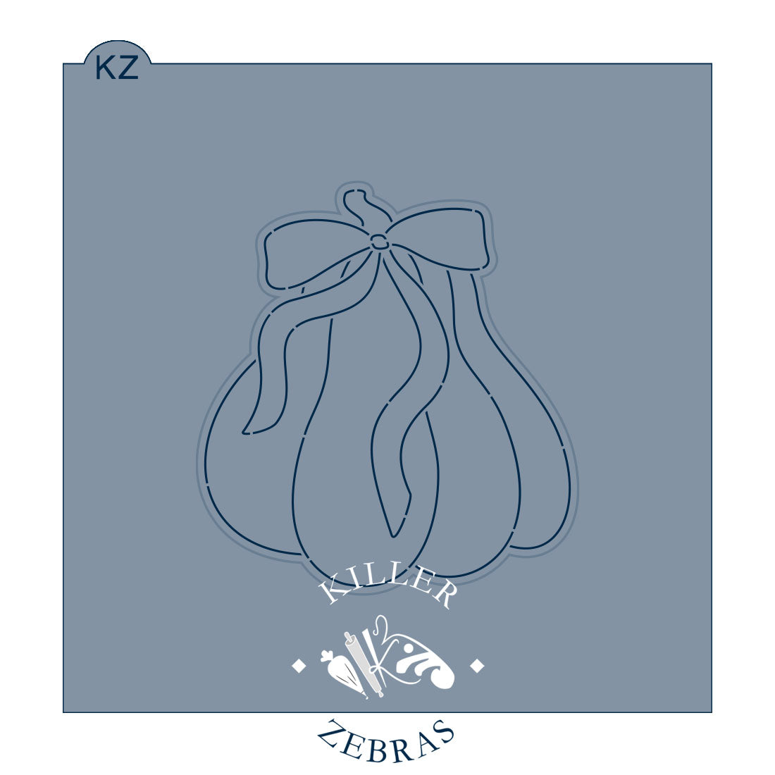 Cookie Cutters Ribbon Bow Pumpkin Cutter/Stencil
